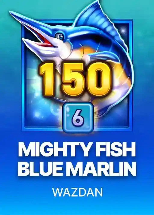 Mighty Fish Blue Marlin game poster